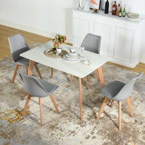 Dining table 2024 and chairs plastic